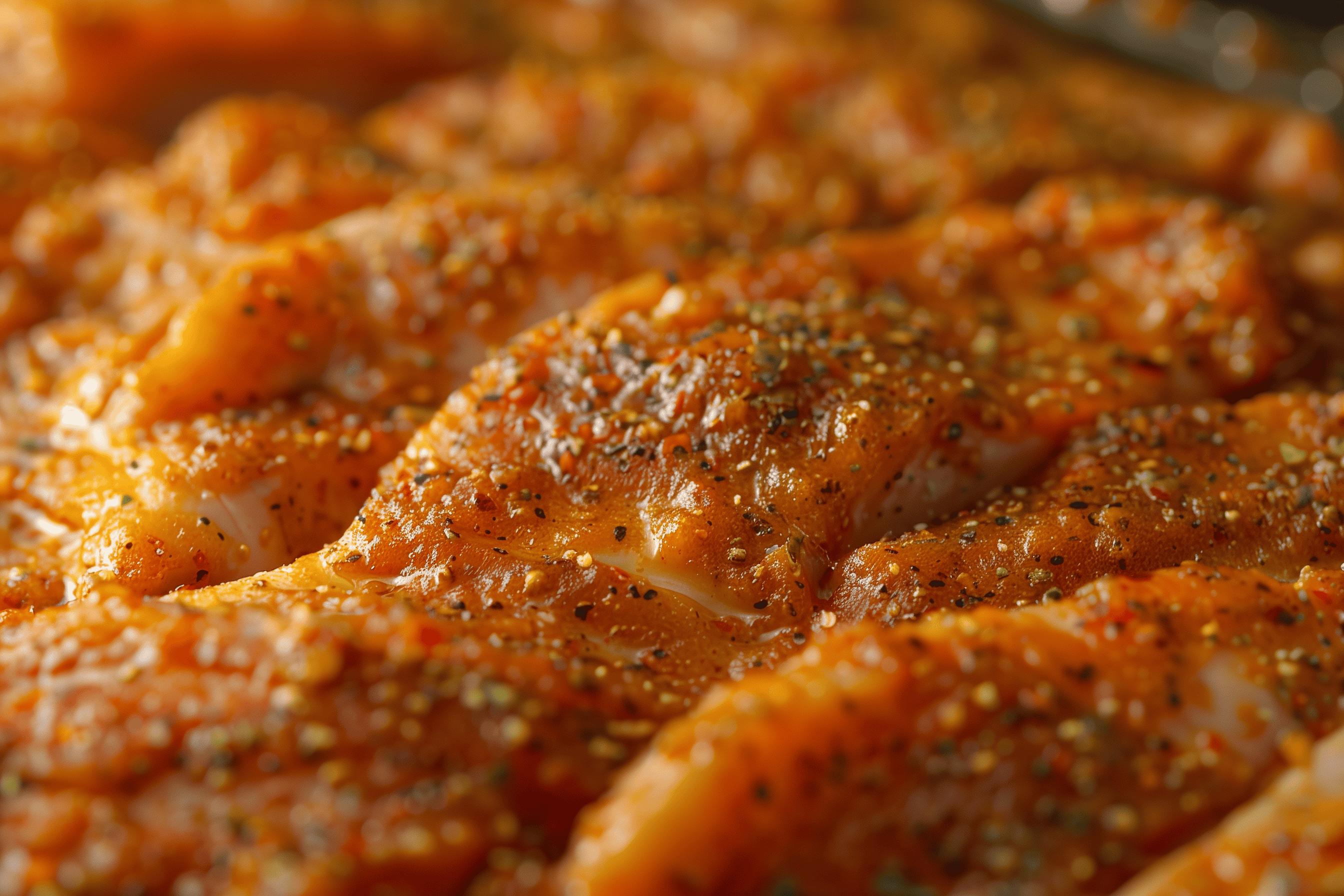 Chicken with marinade