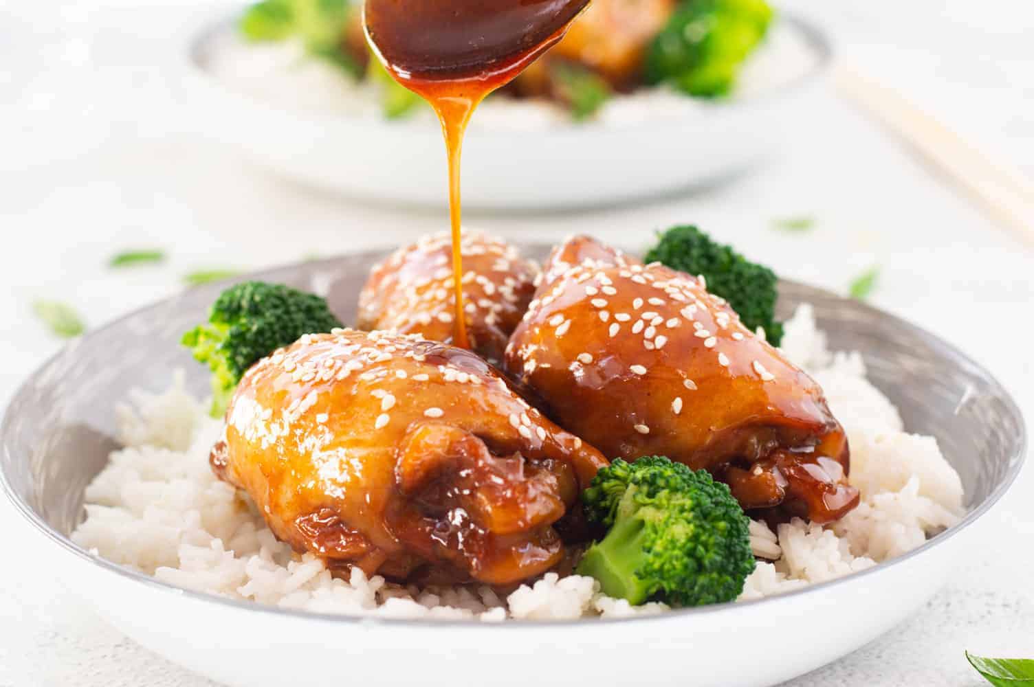 Healthy Slow Cooker Chicken Teriyaki: Sweet & Sticky with No Refined Sugar
