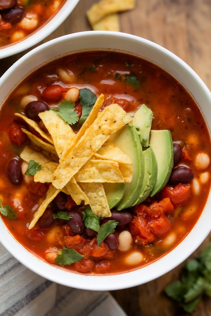 Vegetarian Tortilla Soup