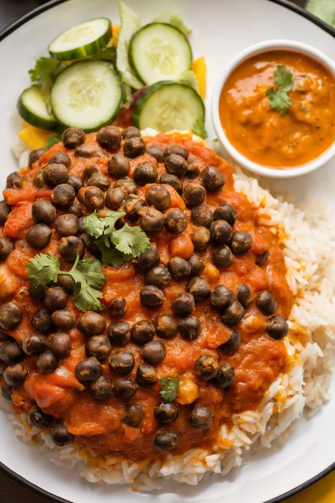Black Chana Masala Chickpea Curry