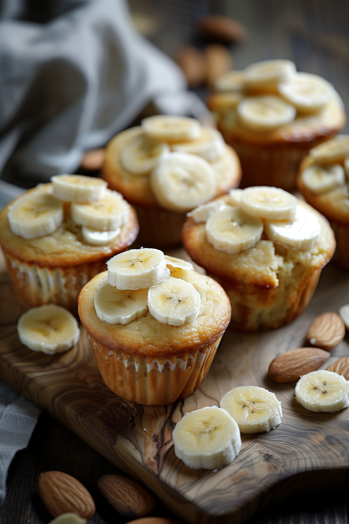 Almond flour banana muffins