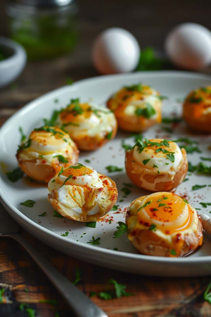 Hatch Chile Cheese Egg Bites