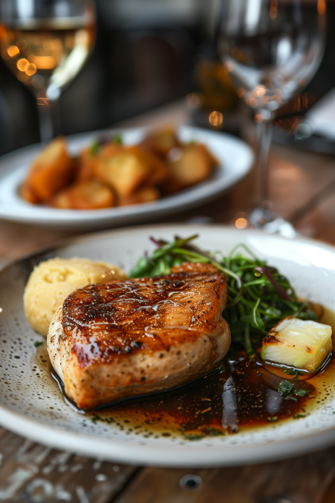 Healthy pan seared chicken breast