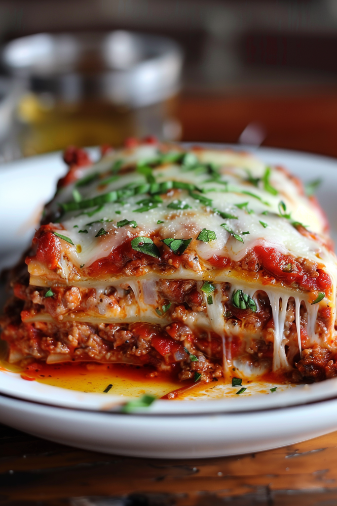 Low carb keto lasagna with crepini