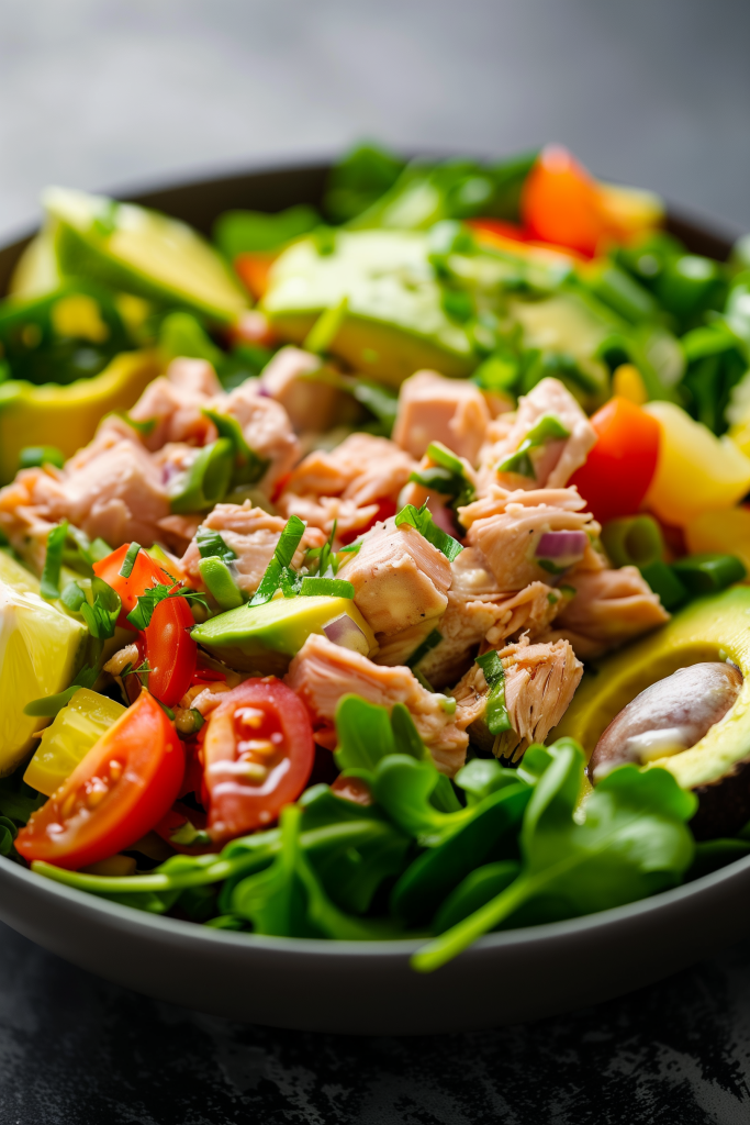 Avocado tuna salad
