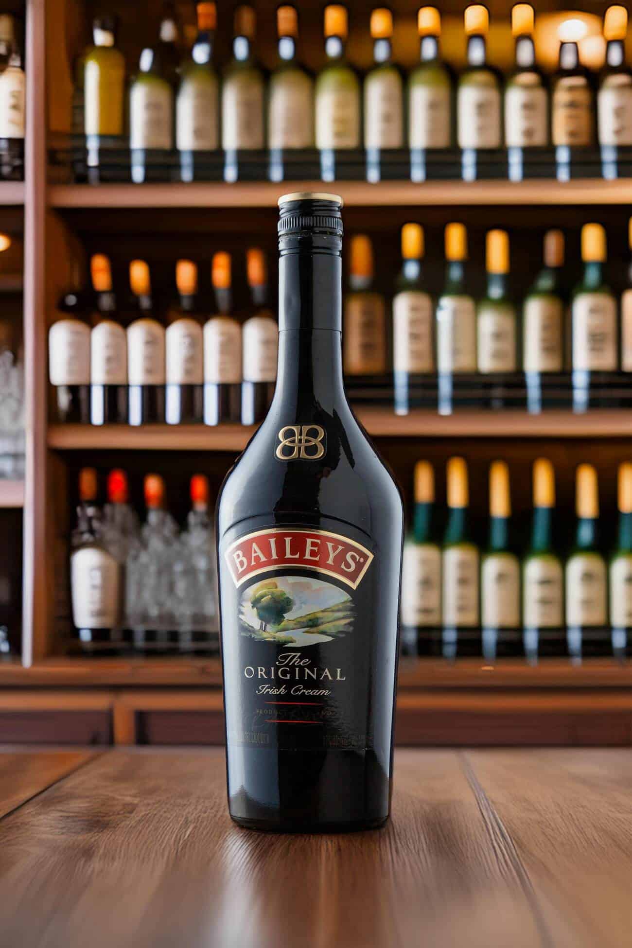 A bottle of Baileys whiskey