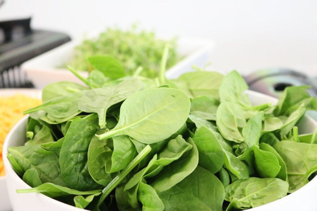 An image of spinach in a bowl