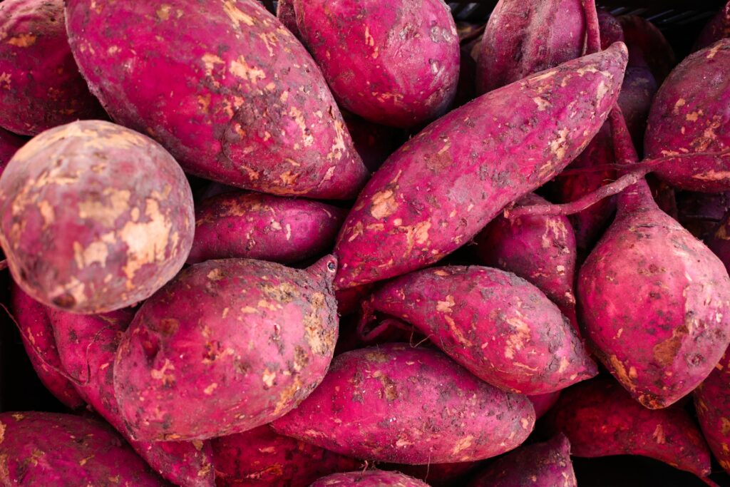 An image of sweet potatoes