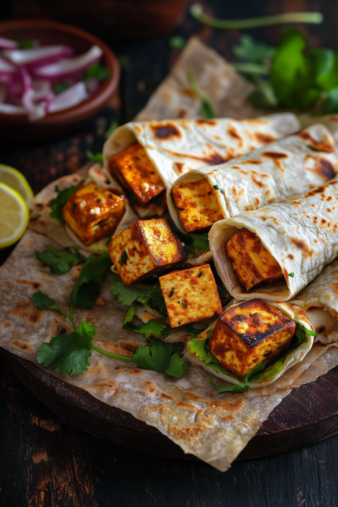 Tandoori Tofu Wraps