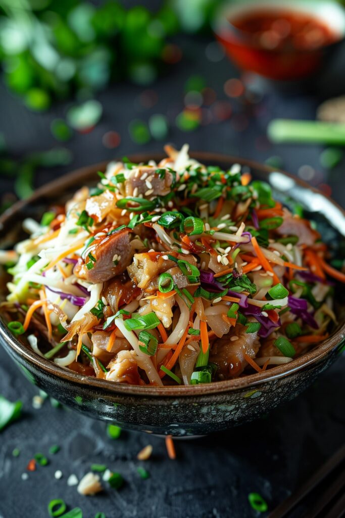 Paleo Pork Egg Roll in a Bowl (Crack Slaw)