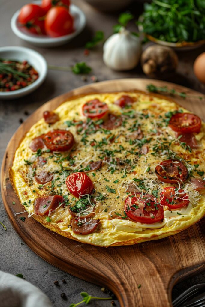 Low Carb Breakfast Pizza