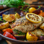 Lemon Herb Baked Chicken with Roasted Vegetables