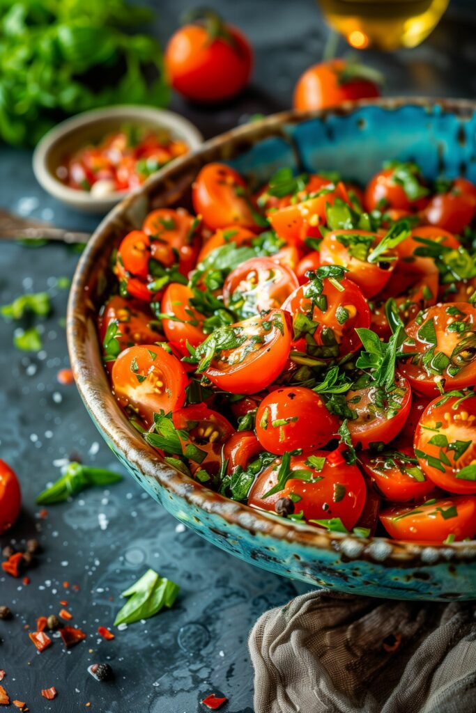 Marinated Cherry Tomato Salad