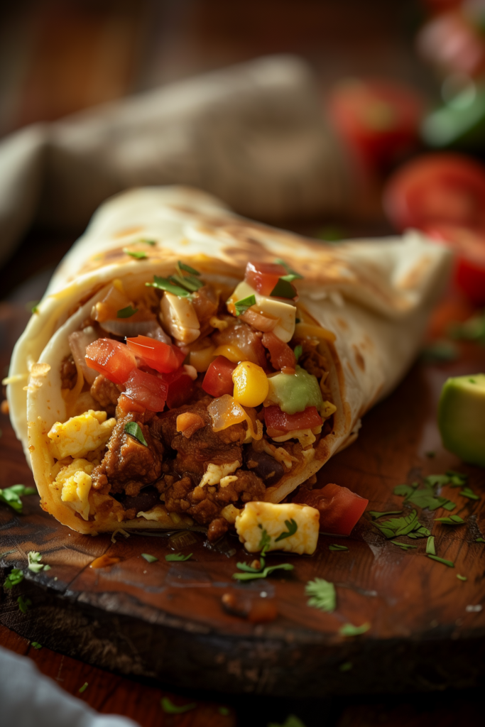 The Sweet and Savory Breakfast Burrito