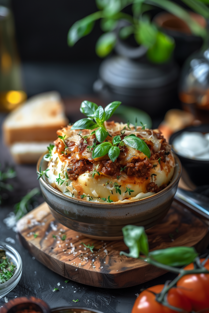 Deconstructed Lasagna Bowls