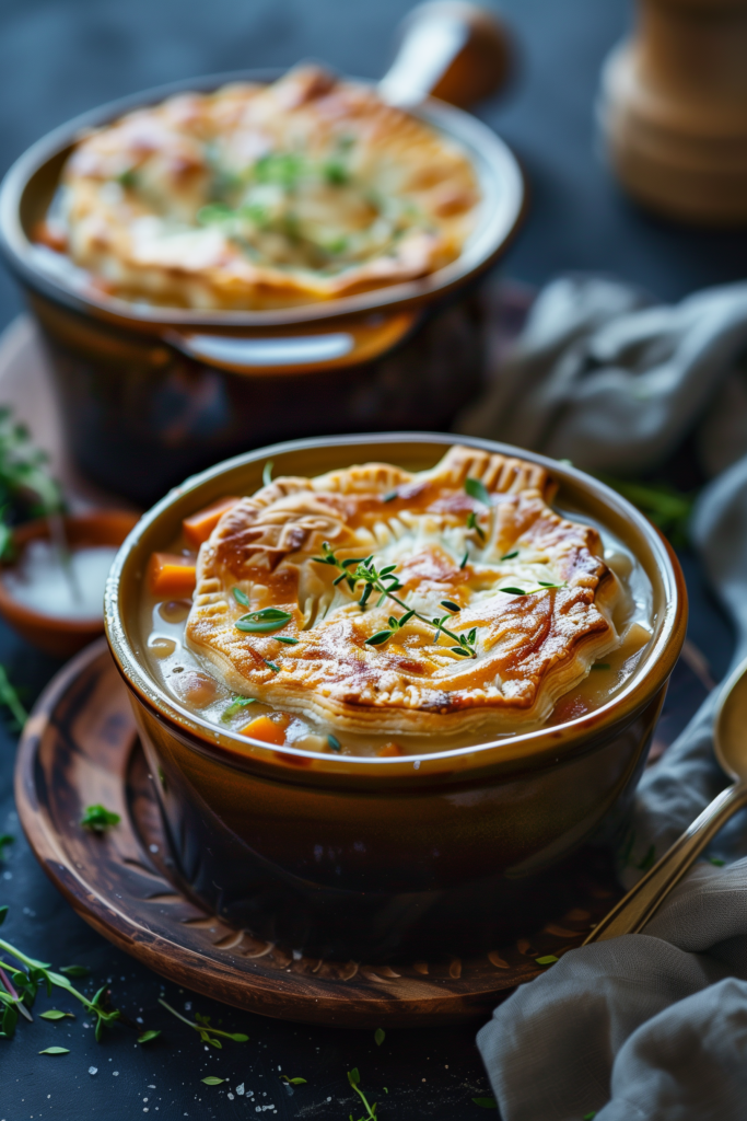 Lighter Chicken Pot Pie Soup