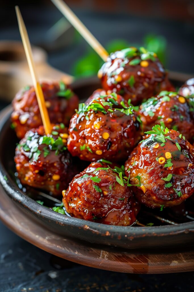 Honey Garlic Meatballs
