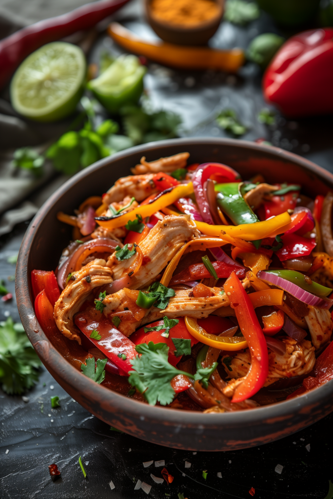 Crockpot Chicken Fajitas