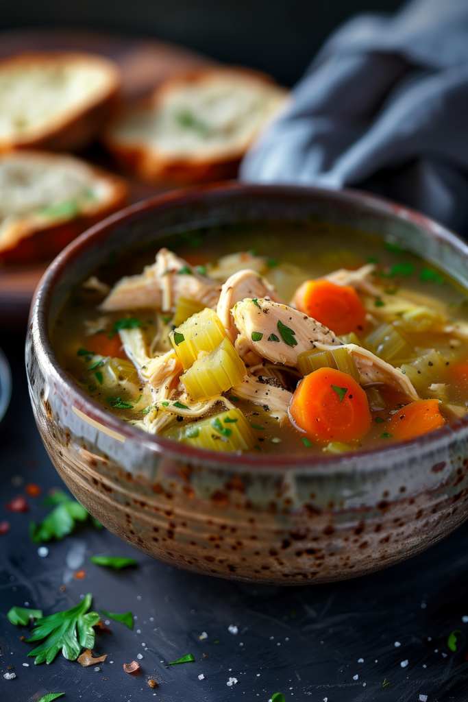 Crockpot Chicken Vegetable Soup