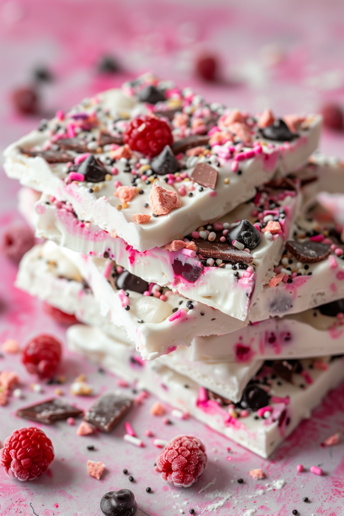 "Magic Shell" Frozen Yogurt Bark