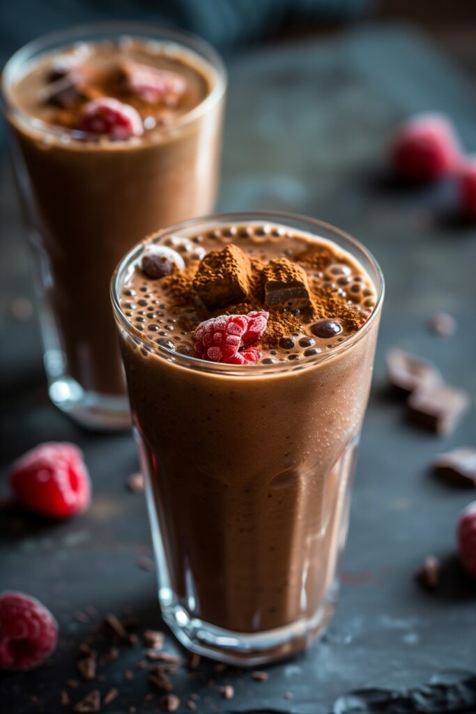 Keto Chocolate Berry Truffle Smoothie