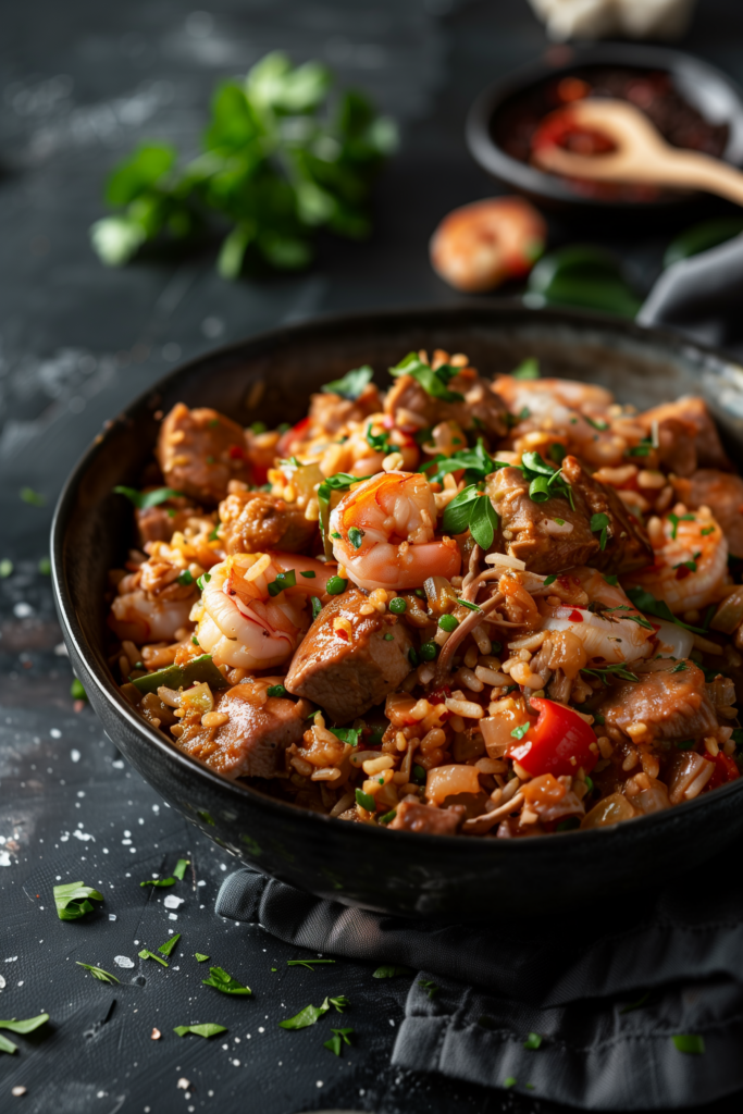 Pork and Prawn Jambalaya