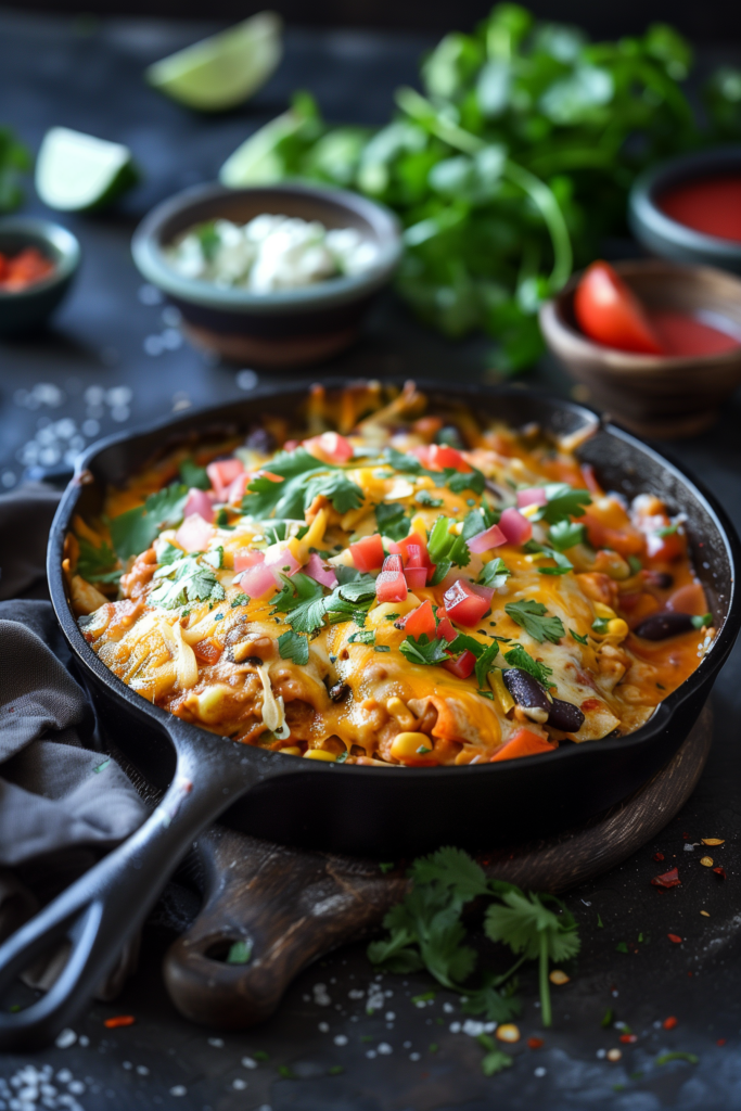 Turkey Enchilada Skillet