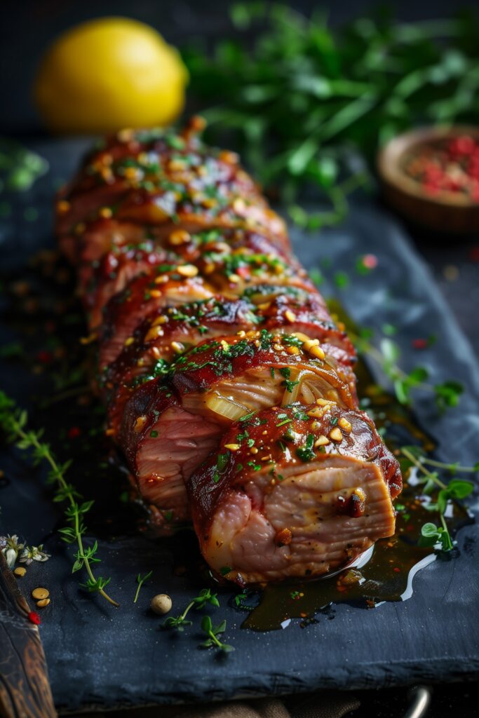 Slow Cooker Honey Garlic Pork Tenderloin  