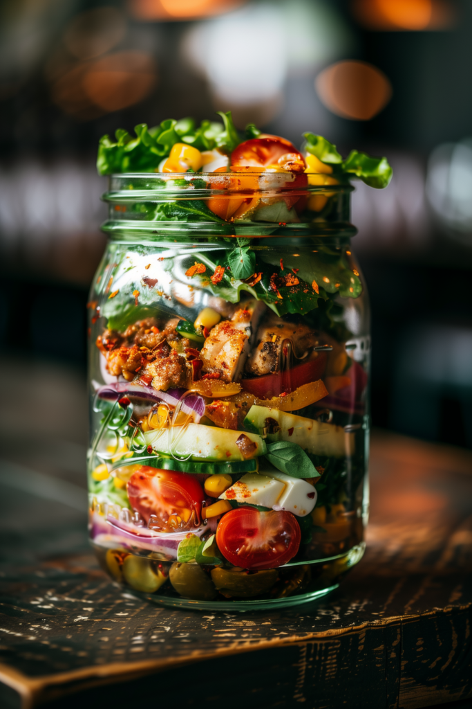 French Bistro jar salad