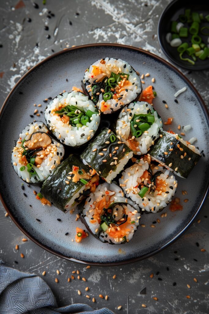Kimbap - Korean Seaweed Rice Rolls