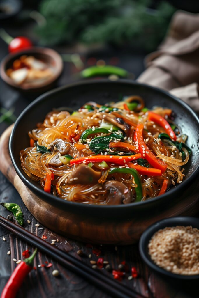 Korean Stir Fried Noodles