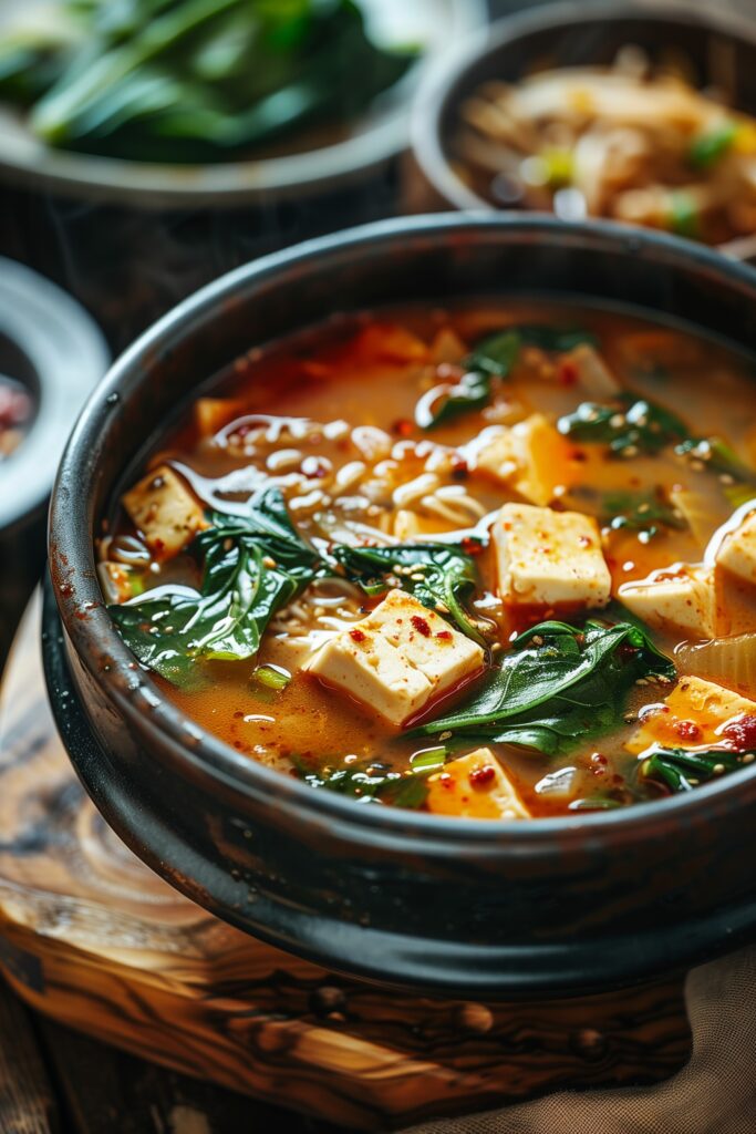Vegan Korean Tofu Soup