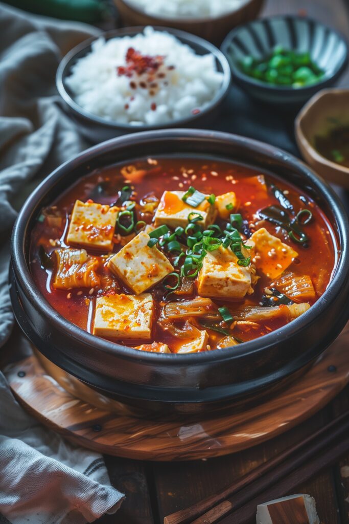 Vegetarian Soon Tofu Jjigae