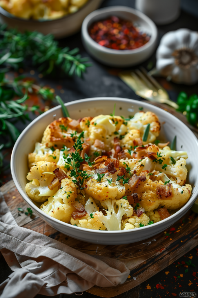 Loaded Cauliflower Bake