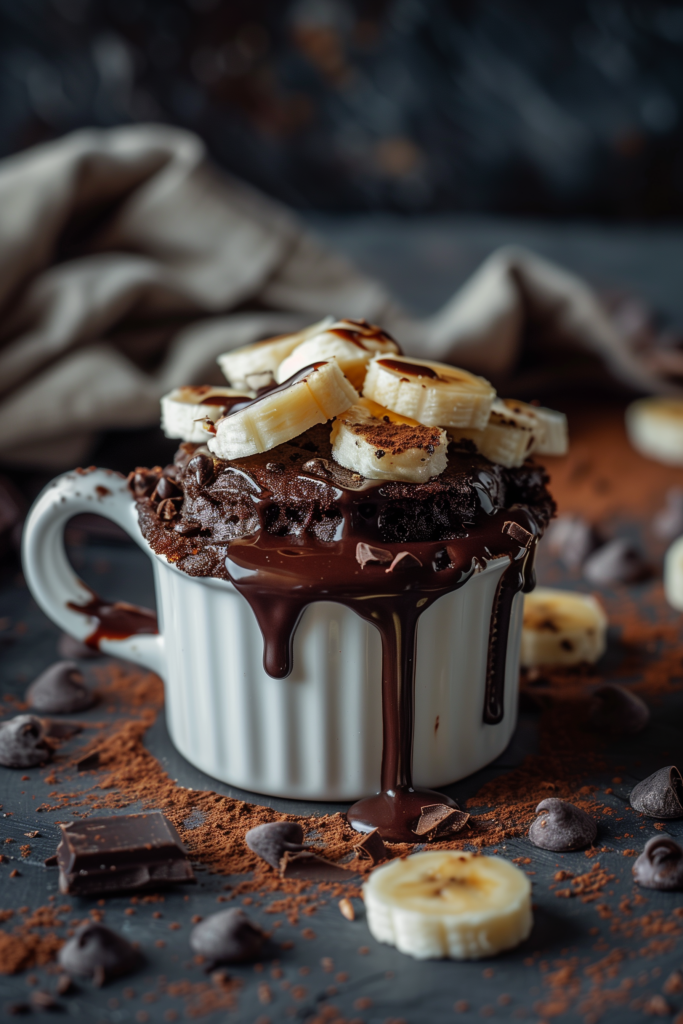 Chocolate Banana Mug Cake