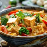 Thai Red Curry with Vegetables and Tofu