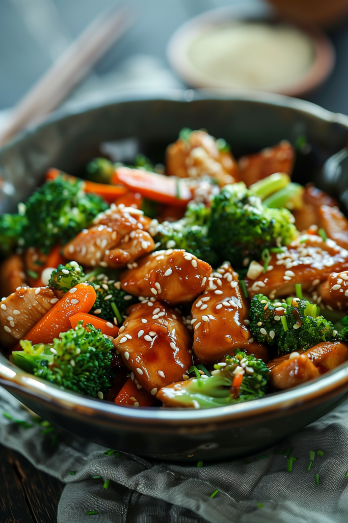 Speedy Sesame Ginger Chicken Stir-Fry