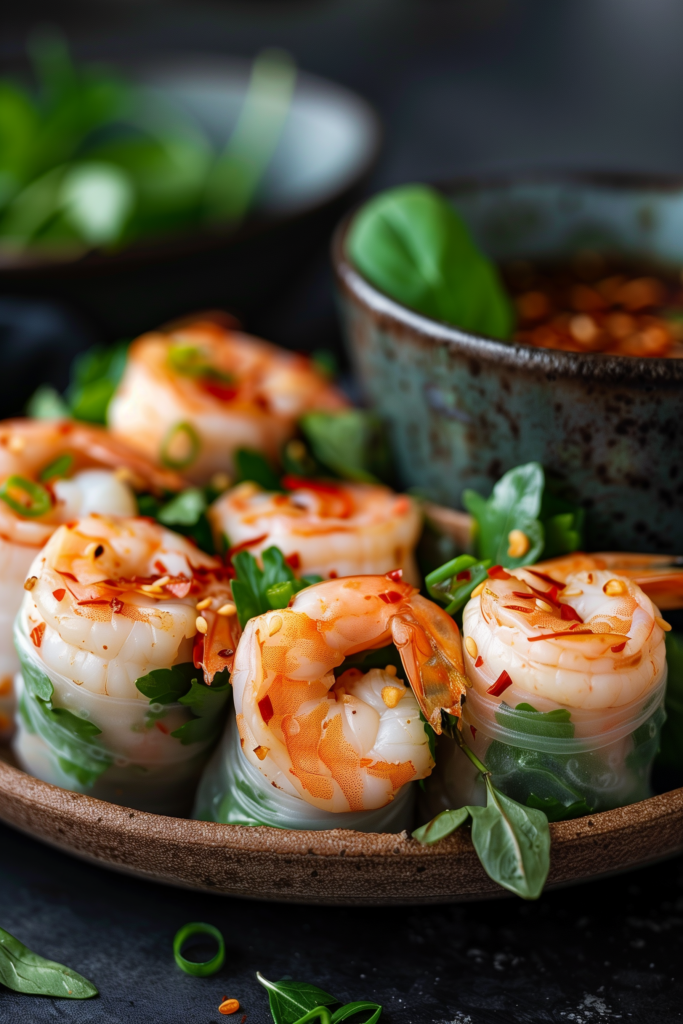 Zesty Shrimp Summer Rolls (No-Cook!)