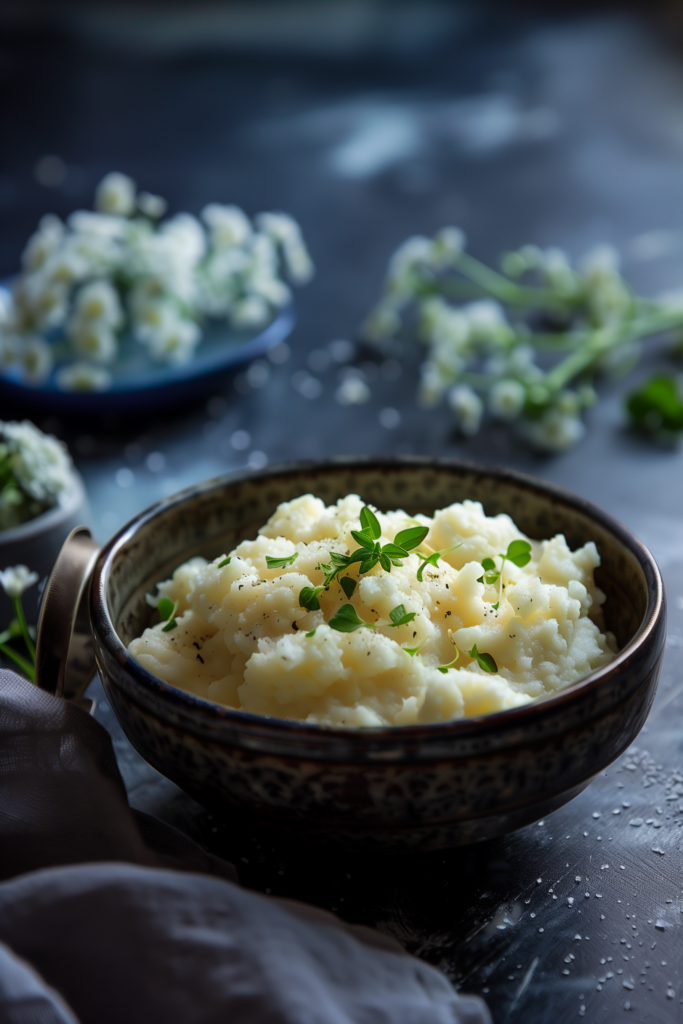 Vegan Mashed Cauliflower