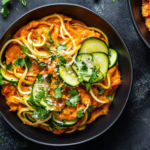 Tikka Masala Zucchini Noodle Bowls