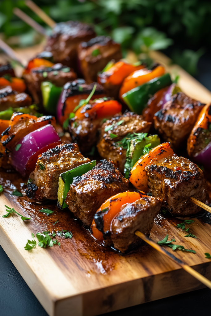 Grilled Kabobs with Labor Day Spice Rub