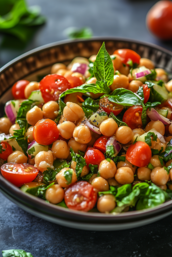 Zesty Mediterranean Chickpea Salad