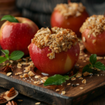 Baked Apples with Oatmeal Crumble