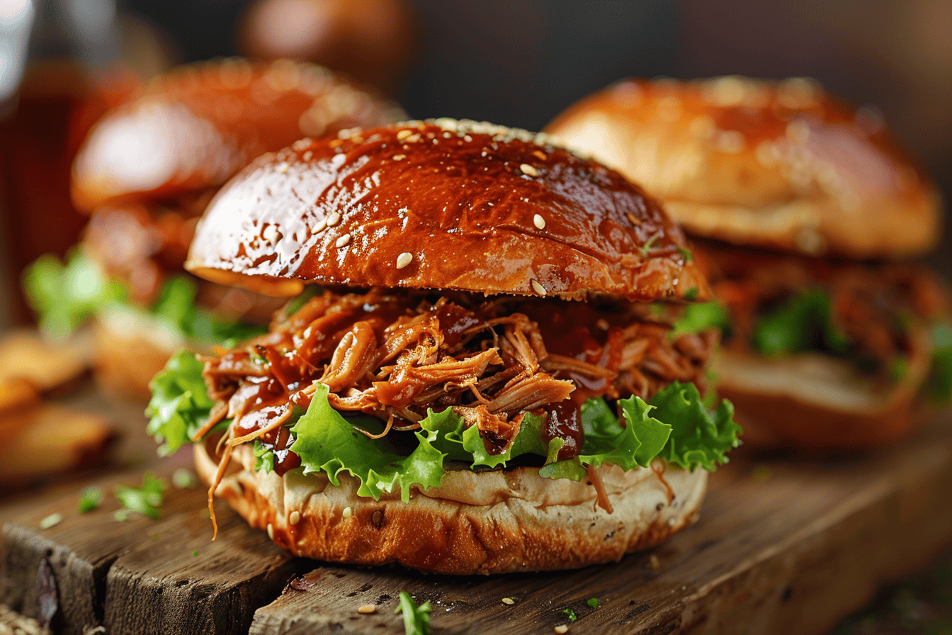 Slow Cooker Pulled Pork Sandwiches