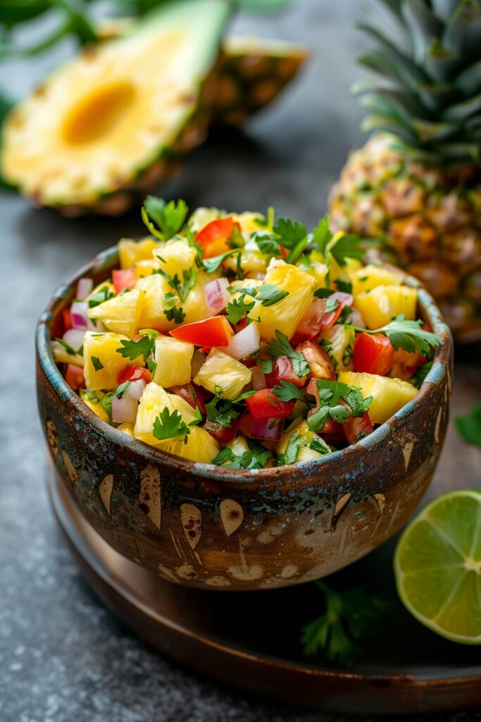 Grilled Pineapple Salsa