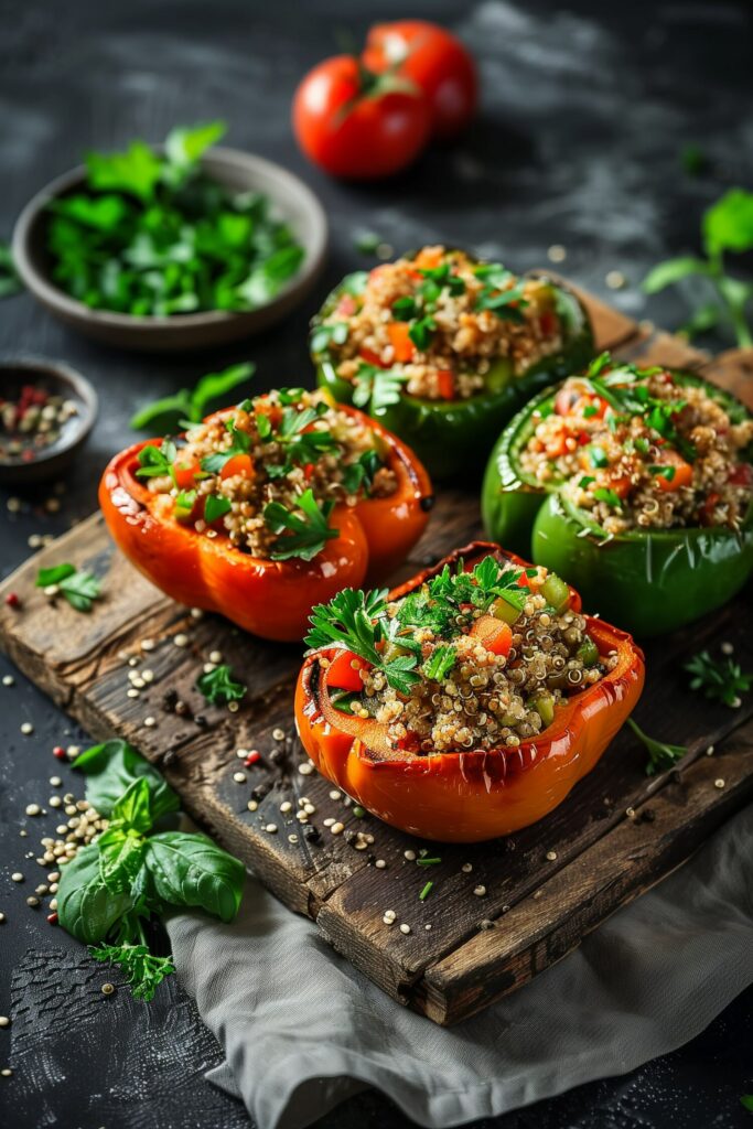 Quinoa Stuffed Bell Peppers