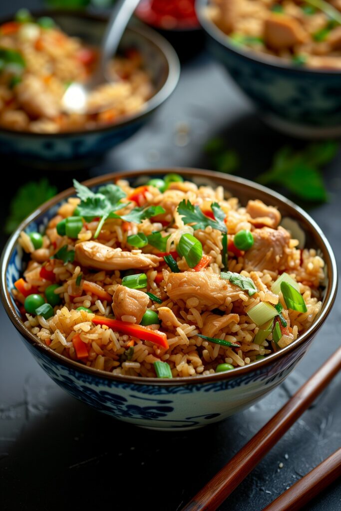 Leftover Chicken Fried Rice