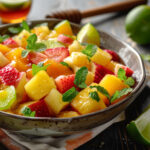 Fruit Salad with Honey-Lime Dressing