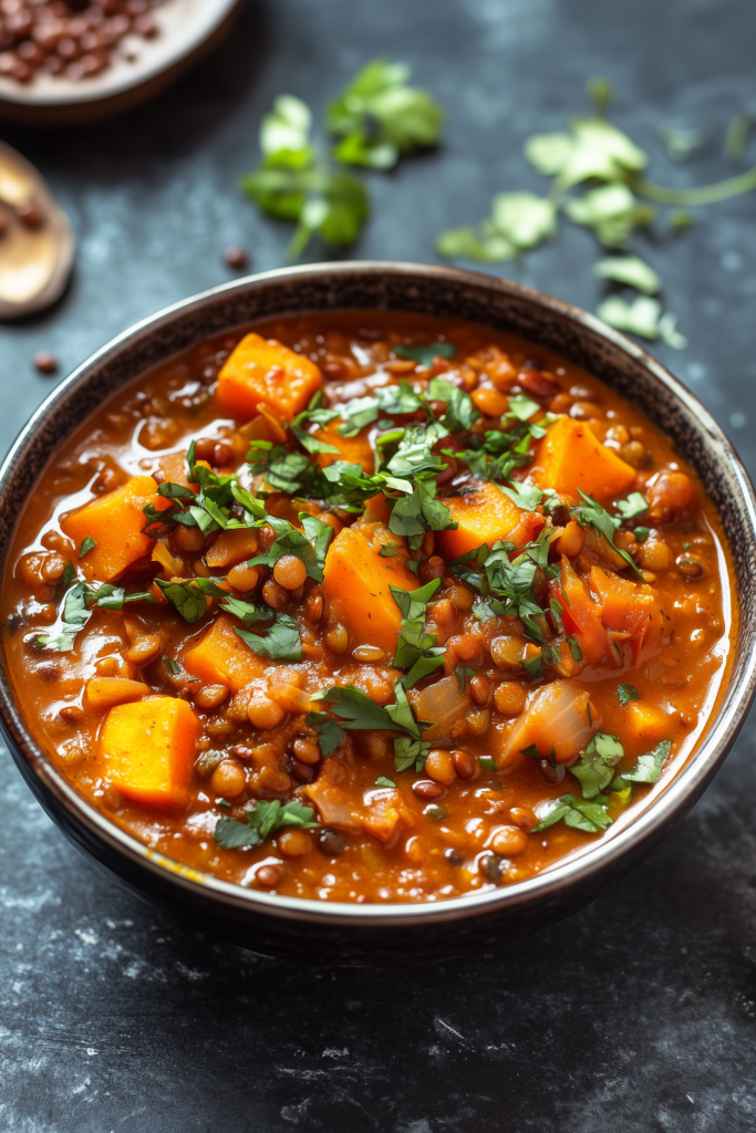 Lentil and Sweet Potato Curry