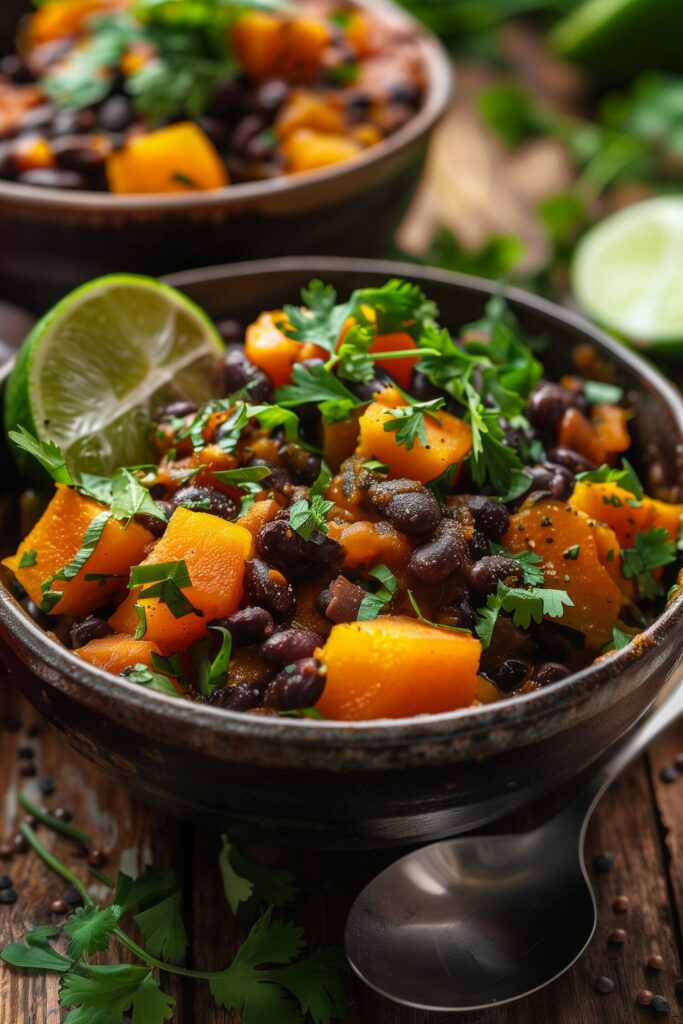 Butternut Squash and Black Bean Bowls